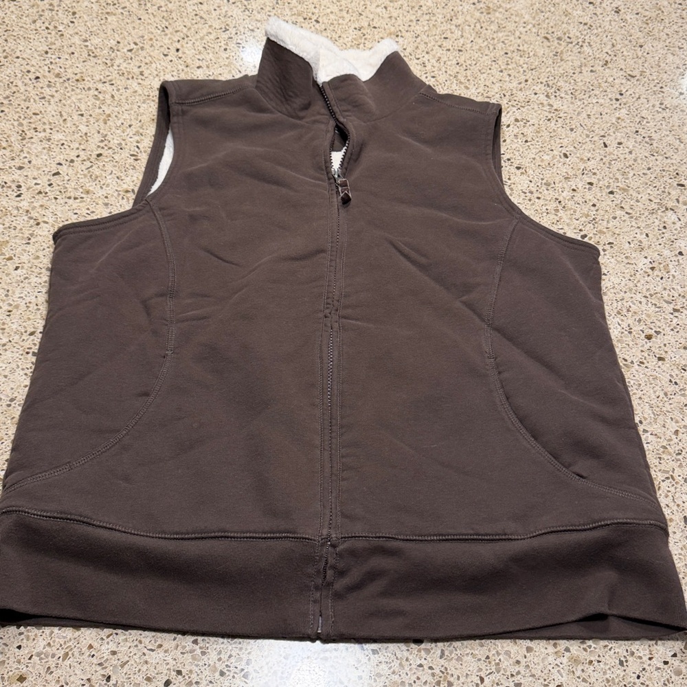 LL Bean Sherpa Lined Vest